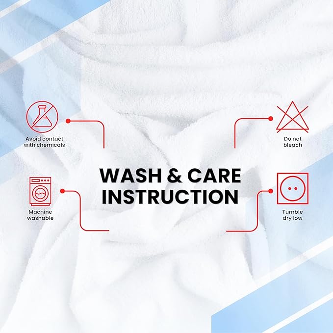 Infinitee Xclusives Luxury 100% Ring-Spun Cotton White Bath Towels Set of 4 (27x54 inches) – Soft, Absorbent & Quick-Drying Towels for Bathroom, Gym, Spa & Hotel Use (Brilliant White, Bath Towels)