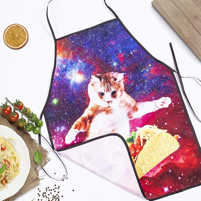 Funny Apron for Men Women Baking Gardening Sewing BBQ Waterproof Cute Gifts