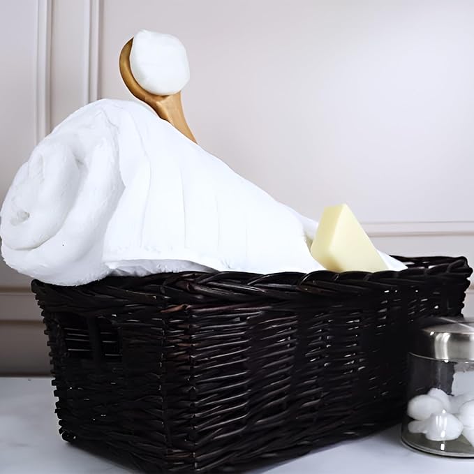 Classic Turkish Towels CTT Premium 2 Pack Bath Towels Set, Made with 100% Turkish Cotton, Spa & Hotel, Quick Drying Towels, Absorbent & Comfy | 27"x54" (White)