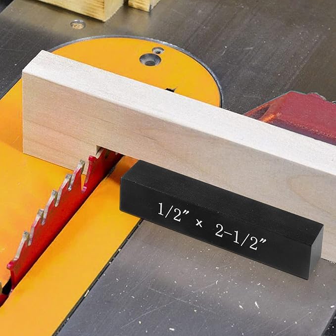 EANOSIC Setup Blocks Height Gauge Set, 7pcs Precision Aluminum Setup Bars for Router and Table Saw Accessories Woodworking Set Up, Bars Include Laser Engraved Size Markings