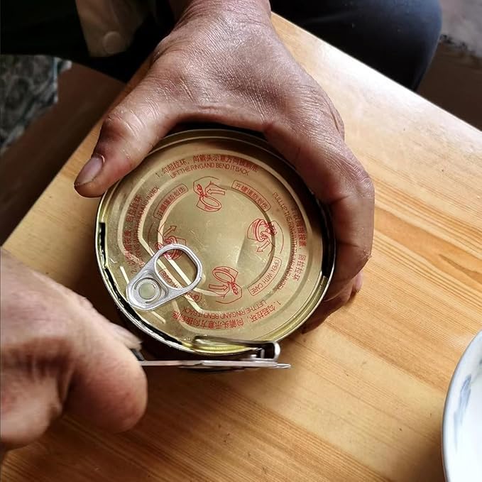 Bottle Opener - Manual Can Opener - Versatile 4-In-1 Can Opener for Kitchen Restaurants and Camping Trips (1)