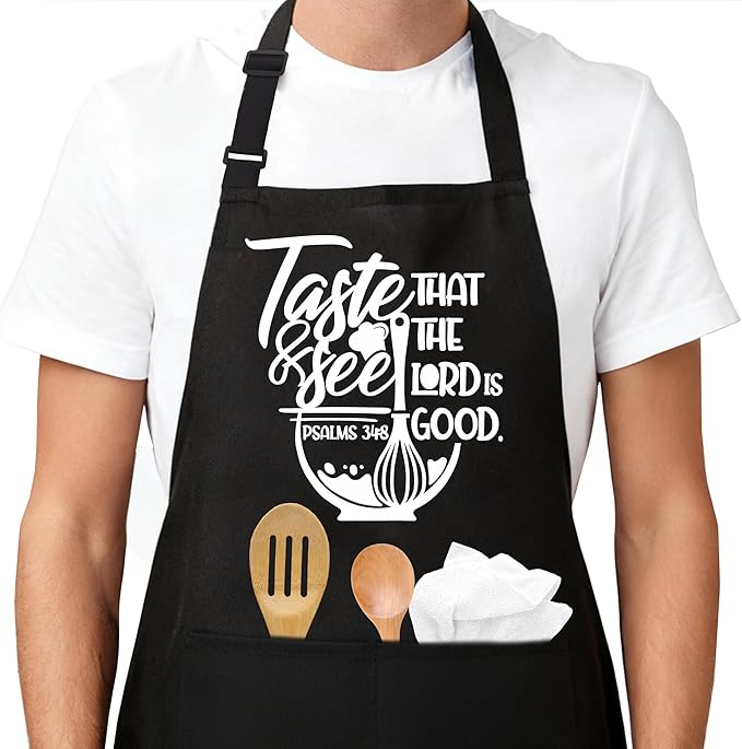 Funny Apron For Women Men Cooking Baking BBQ Grill Chef Waterproof Aprons Birthday Valentine's Gifts For Mom Dad Wife