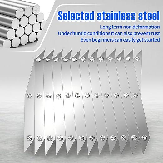 12 Point Center Finder Pro – Precision Measuring Tool for Woodworking, Welding & DIY Projects (Silver 12 Point)