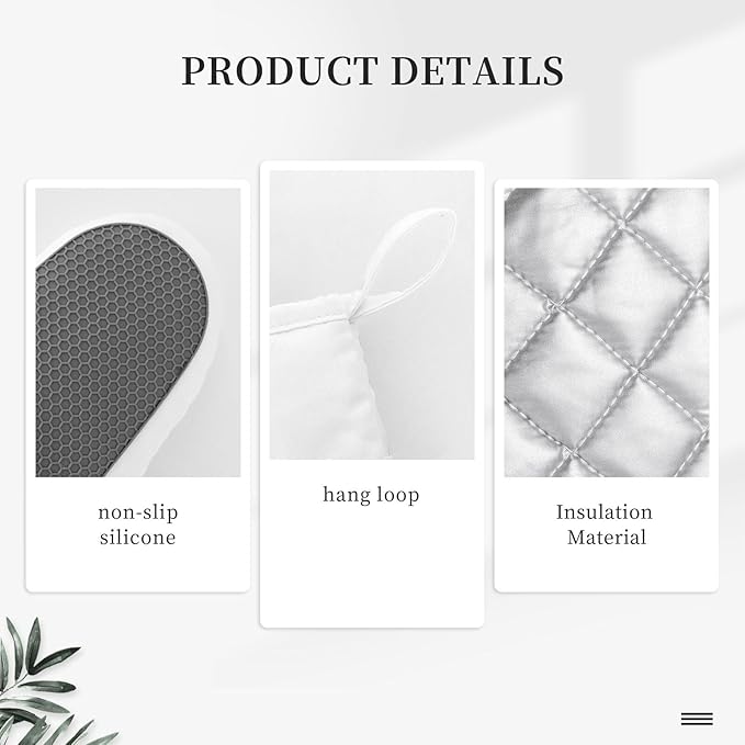 Wine Grapes Wooden Vintage Oven Mitts and Pot Holders Sets of 4, Heat Resistant Silicone Oven Mittens and Potholders Gloves Hot Pads for Kitchen Cooking Baking Grilling BBQ Chef