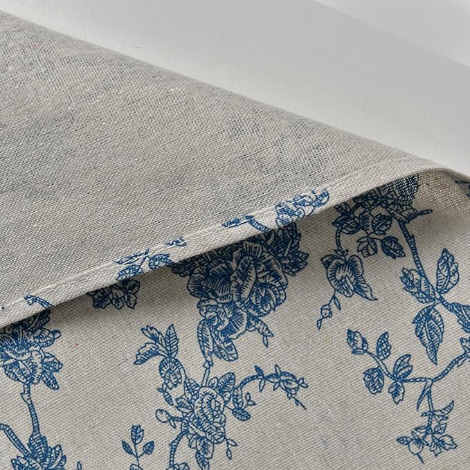 Artoid Mode Monochrome Sketch Branch Toile Textures Chinoiserie Cotton Dark Grey Table Runner, Seasonal Spring Summer Kitchen Dining Table Decoration for Home Party Decor 13x60 Inch