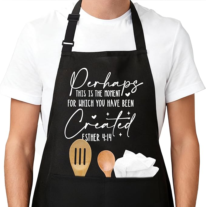 Funny Apron For Women Men Cooking Baking BBQ Grill Chef Waterproof Aprons Birthday Valentine's Gifts For Mom Dad Wife