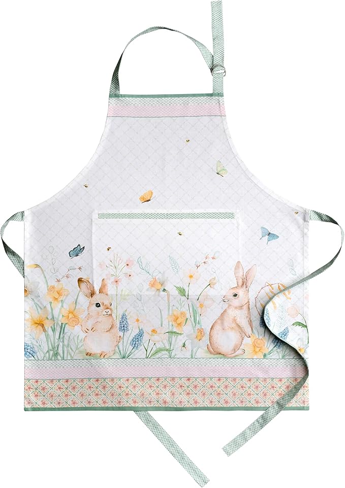 Maison d' Hermine 100% Cotton Apron for women with Pocket Kitchen Chef Apron for Men Cooking Mothers Day Gifts