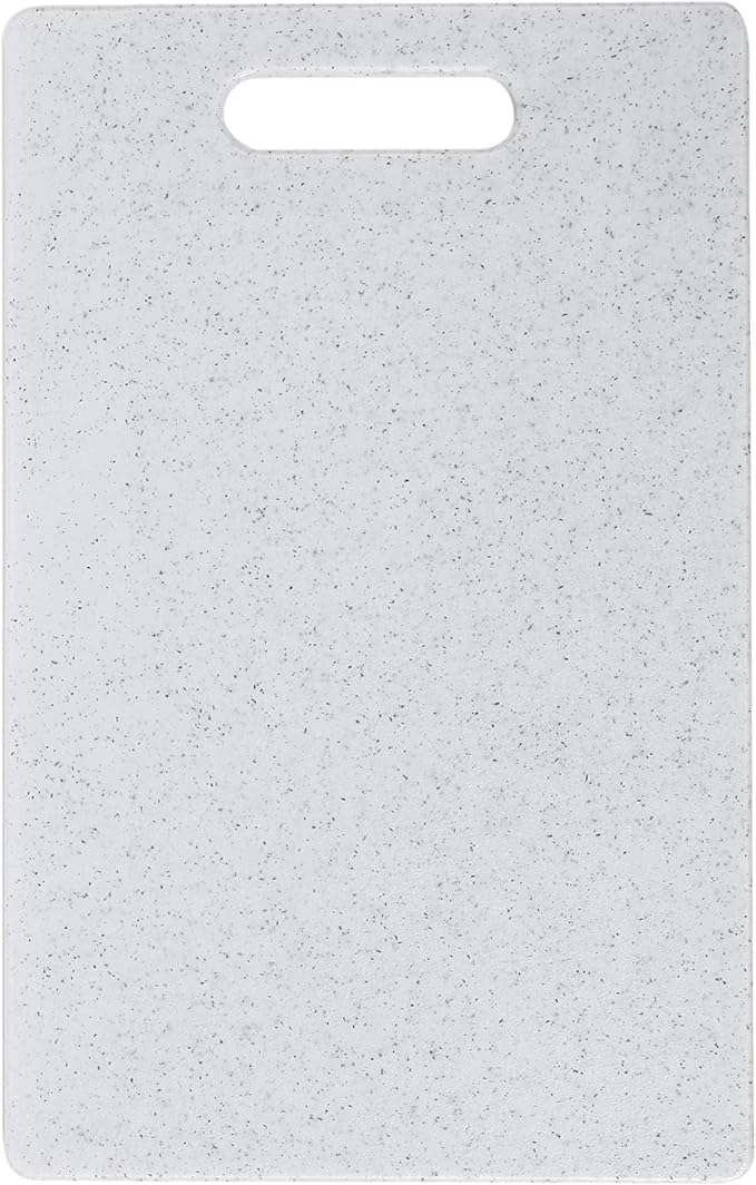 Dexas Superboard Cutting Board with Handle 9.5 x 15 inch Blue Granite, Compact Kitchen Prep Board, Dishwasher Safe, Non-Porous Poly Surface, Made in USA