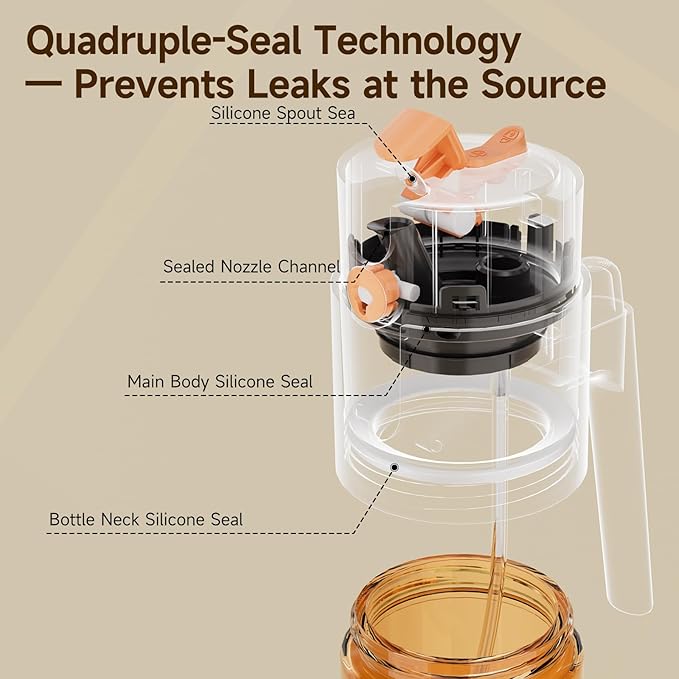 Oil Dispenser and Sprayer 16oz/500ml 2 in 1 Oil Mister for Cooking, Fine Mist Oil Sprayer with Portion Control Non Aerosol Leak Proof Design, UV Resistant Glass（Black）