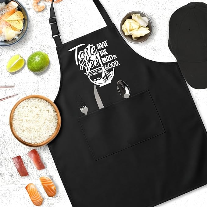 Funny Apron For Women Men Cooking Baking BBQ Grill Chef Waterproof Aprons Birthday Valentine's Gifts For Mom Dad Wife