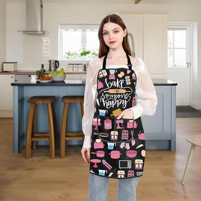 WSNANG Funny Baking Aprons with Pockets In My Baking Era Apron Bakers Gifts Pastry Chef Gift