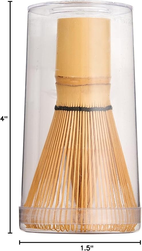 Helen’s Asian Kitchen Traditional Matcha Tea Mixer Whisk, Natural Bamboo, 4.5-Inch