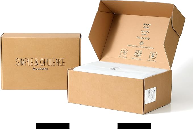 Simple&Opulence Premium 100% Cotton Towel Set 6 Piece，Soft Absorbent Towels for Bathroom,Hotel and Spa,2 Bath Towels 28"x55" 2 Hand Towels 16"x28" & 2 Washcloths 12"x12" (White)
