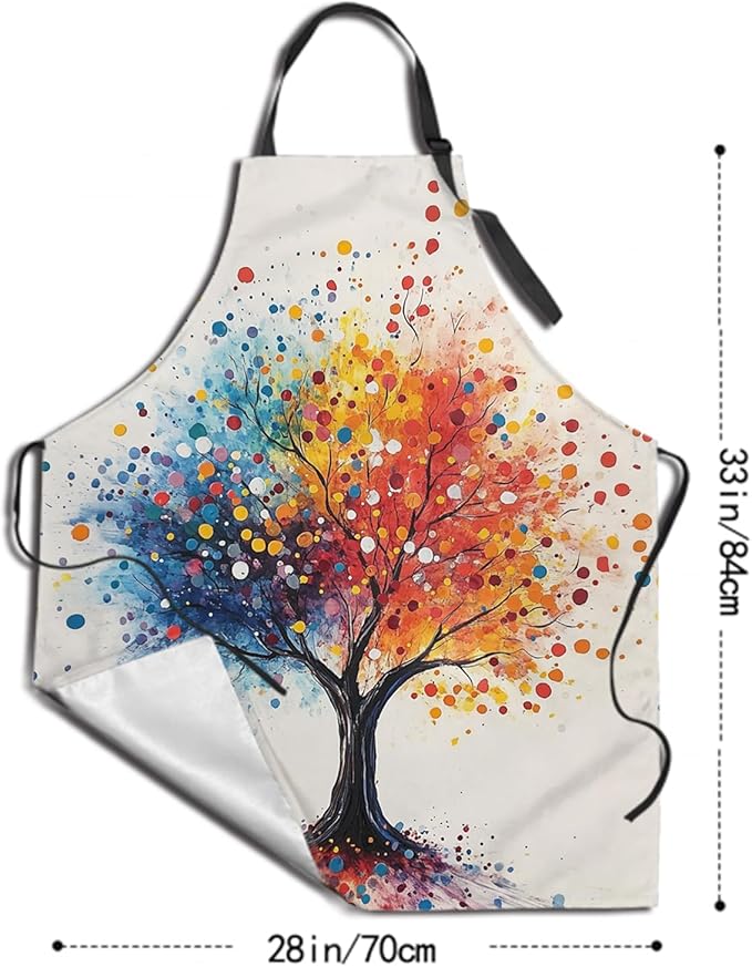 Imiss Waterproof Stain-Resistant Cooking Chef Aprons for Grill BBQ Baking 27 X 31 Inch