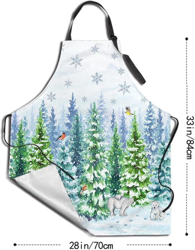 Funny Apron Polyester Grooming Aprons with Pocket for Cooking Kitchen Grilling Adults