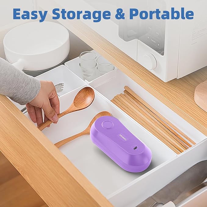 Auto Electric Can Opener, Rechargeable Can Openers for Seniors & Arthritis, One-Touch Automatic Can Opener, Hands-Free, Smooth Edge, Compact, Cordless, Food-Safe Kitchen Gadgets