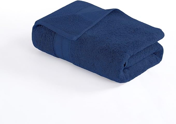 Modern Threads 4-Pack SpunLoft Bath Towel Navy 30x54