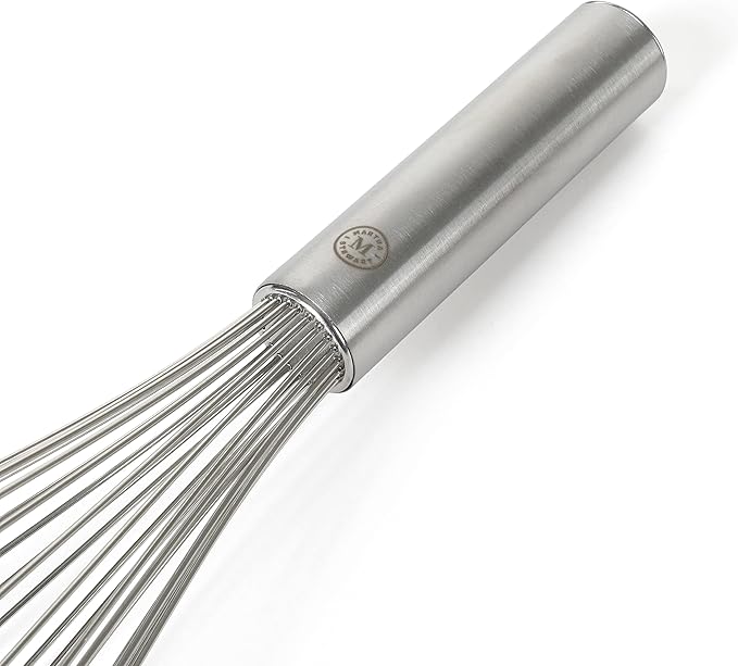 Martha Stewart Richburn 12-Inch Stainless Steel Balloon Whisk – Satin Finish, Durable Kitchen Whisk for Mixing and Whipping