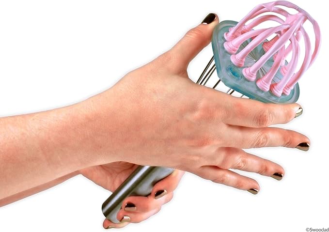 Whisk Wiper - Wipe a Whisk Easily - Multipurpose Kitchen Tool Made In USA - Includes 11" Stainless-Steel Whisk - Cool Baking Gadget, A Great Gift For Men & Women (2pc Whisk Wiper Set, Clear)