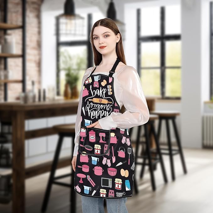 WSNANG Funny Baking Aprons with Pockets In My Baking Era Apron Bakers Gifts Pastry Chef Gift
