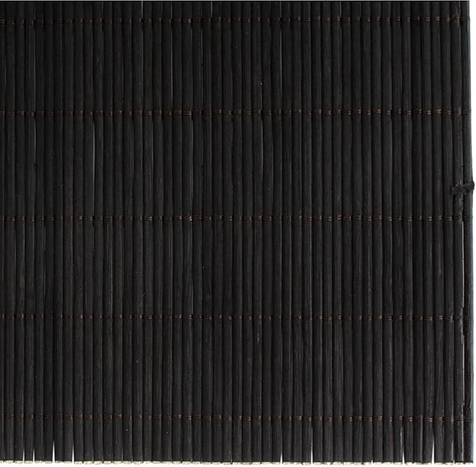 BambooMN Black Bamboo Matchstick Natural Table Runner, Home Décor, 1 Piece