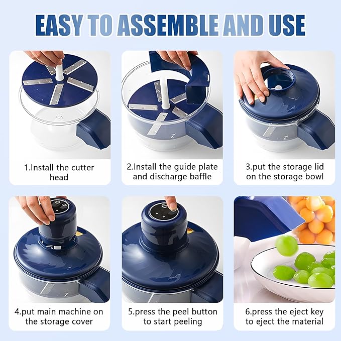 Automatic Peeling Machine，Electric Peeler For Garlic、Grape、Fruits And Vegetables