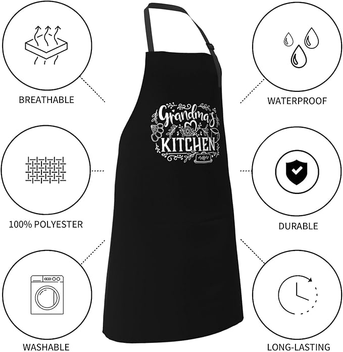 Funny Apron Adjustable Cooking Kitchen Chef Apron Funny Bib Aprons For Women Men