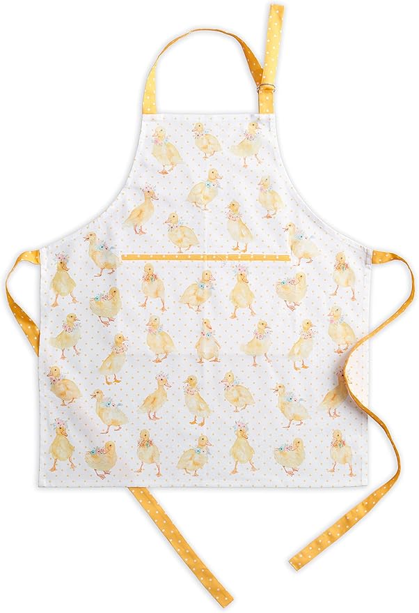 Maison d' Hermine 100% Cotton Apron for women with Pocket Kitchen Chef Apron for Men Cooking Mothers Day Gifts