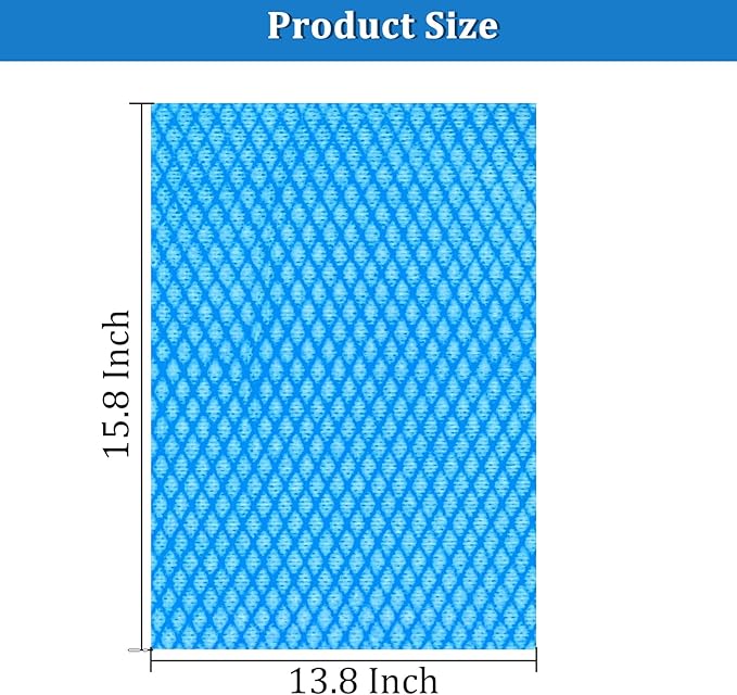 Reusable Cleaning Cloths 50 Pack, 13.8x15.8" Disposable Dish Cloths and Cleaning Towels Highly Absorbent , Multi-Purpose Dish Cloth Wipes, Washable Lint Free Clean Towel for Countertop Sink Household