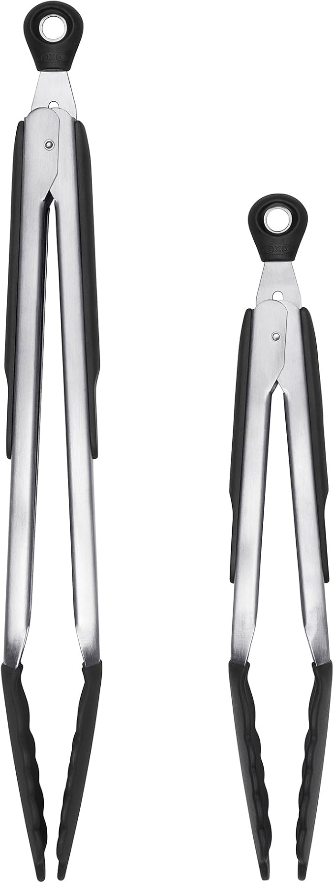 OXO Good Grips 12-Inch Tongs with Silicone Head,(Pack of 2)