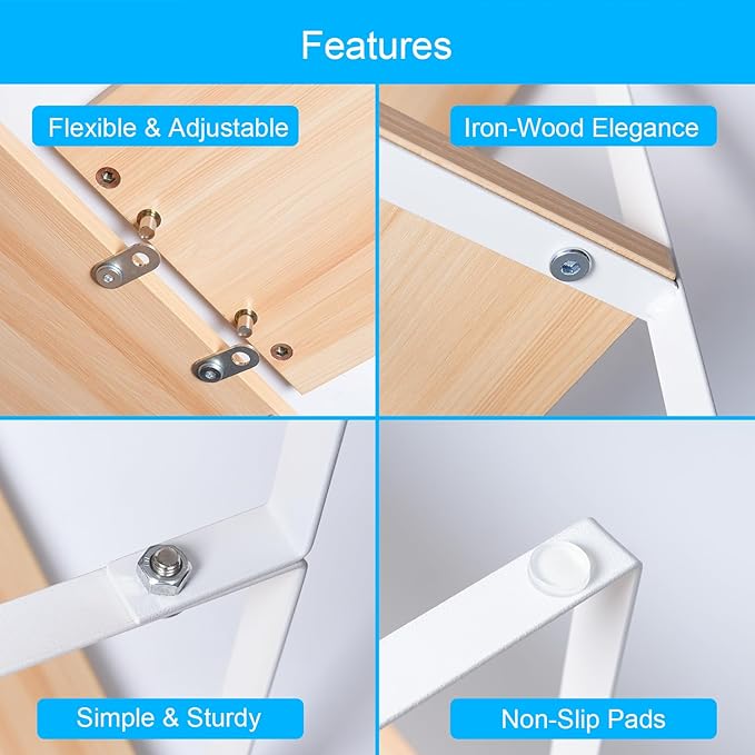 Golener Countertop Organizer Corner Shelf, 2 Tier Adjustable Stackable Corner Shelves for Kitchen, Bathroom, Spice Rack, Coffee Bar, Over Sink, Dresser Table, Corner Counter Shelf Stand, Natural Beige