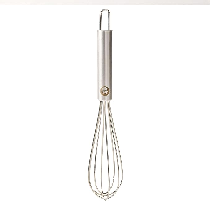 Babish 2-Piece Tiny Whisk Set – 5” & 7” Stainless Steel Mini Whisks for Mixing, Beating & Frothing – Durable Kitchen Utensils for Cooking & Baking