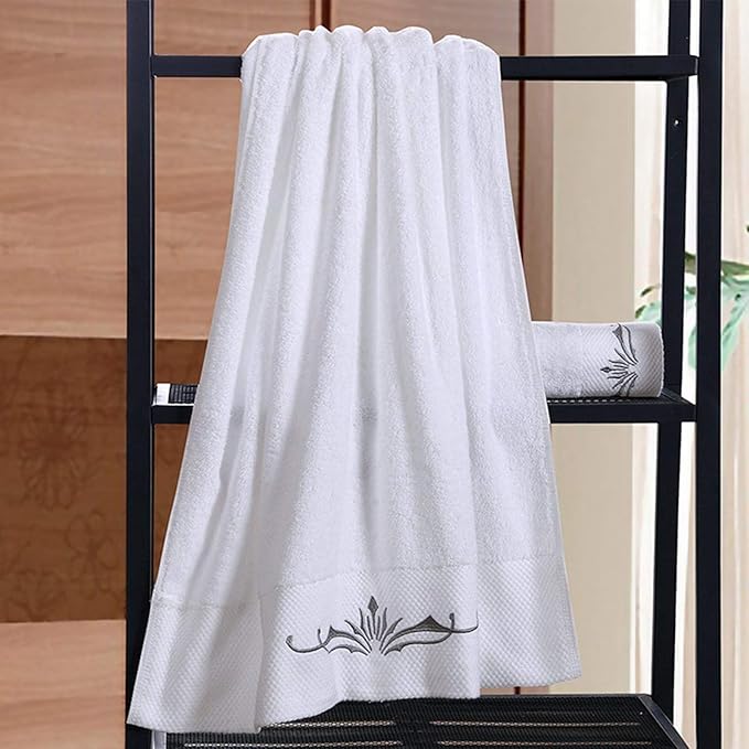 Sunshinejing Premium Cotton Towel Set 900 Gram;1 Large Bath Towels,1 Hand Towel & 1 Washcloth,Luxury Bathroom Super Soft and Highly Absorbent,Hotel & Spa Quality