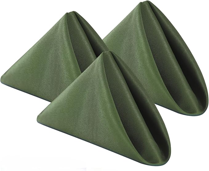 Bailarina Cloth Napkins Set of 80,17x17 inches Dinner Napkins Cloth Washable,Polyester Square Table Cloth Napkin Bulk with Hemmed Edges Ideal for Banquets, Parties and Weddings-Willow