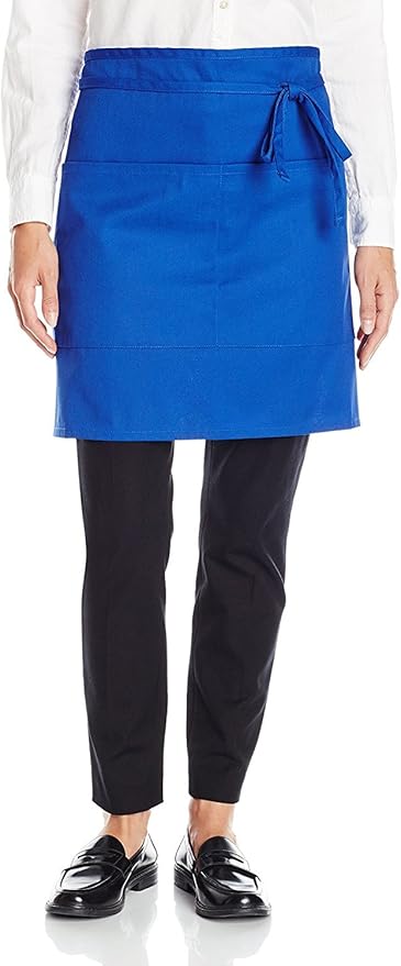 Uncommon Threads Unisex Half Waist Apron with Two Pockets