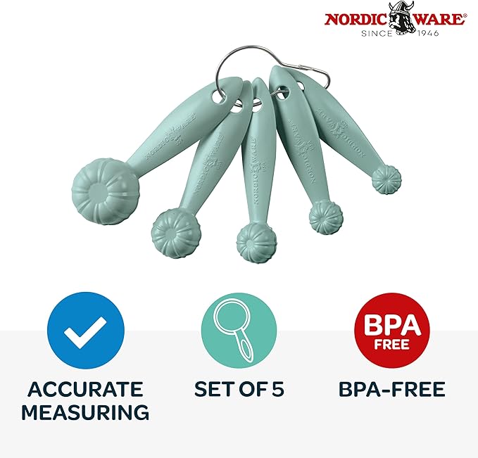 Bundt Measuring Spoons, Sea Glass