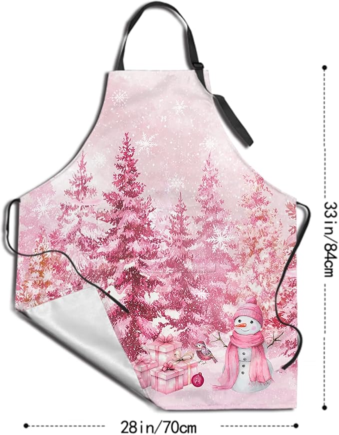 Funny Apron Polyester Grooming Aprons with Pocket for Cooking Kitchen Grilling Adults