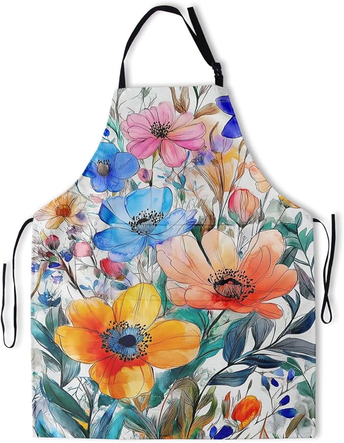 Imiss Waterproof Stain-Resistant Cooking Chef Aprons for Grill BBQ Baking 27 X 31 Inch
