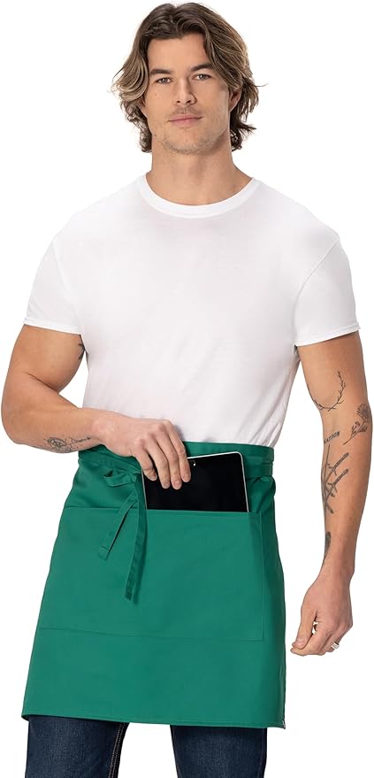 Chef Works Unisex Half Bistro Server Apron