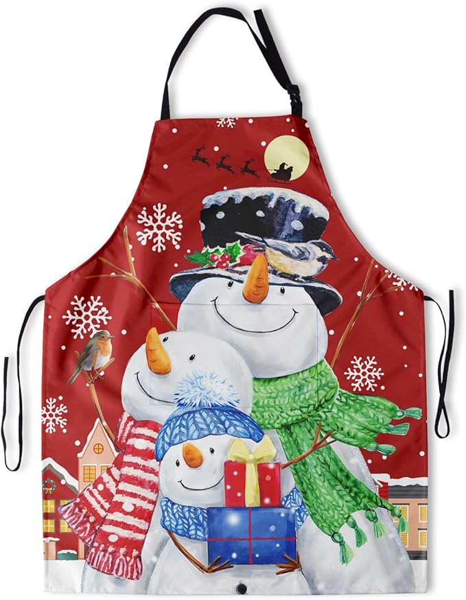 Imiss Waterproof Stain-Resistant Cooking Chef Aprons for Grill BBQ Baking 27 X 31 Inch