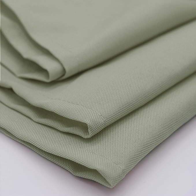 Your Chair Covers - 20 x 20 Inch (Pack of 10) Sage Cloth Polyester Napkins – Washable Dinner Fabric Napkins with Hemmed Edges for Weddings, Restaurants & Holidays