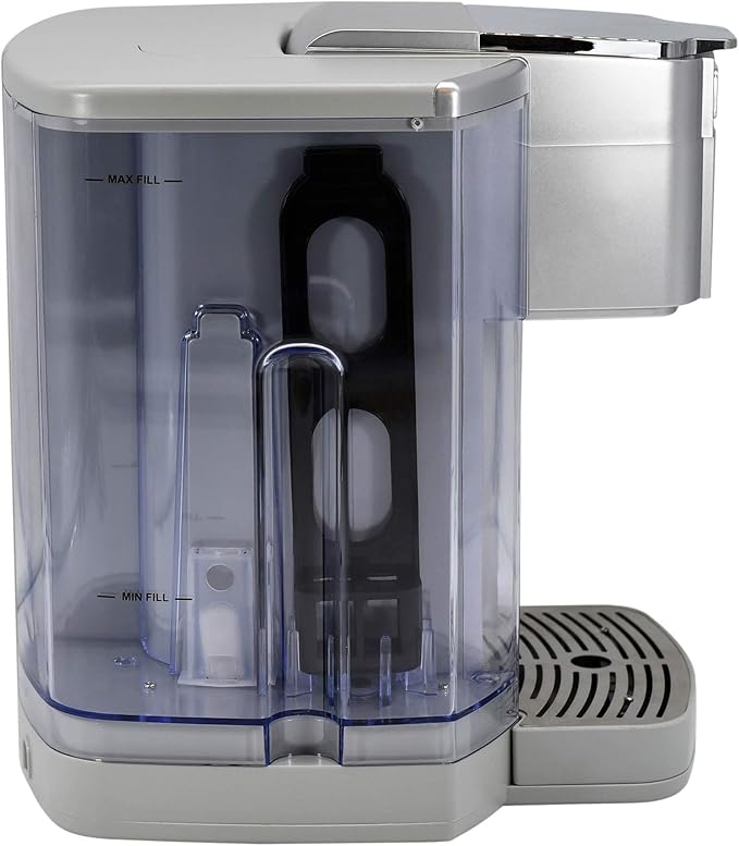 Cuisinart Coffee Maker, Single Serve 72-Ounce Reservoir Coffee Machine, Programmable Brewing & Hot Water Dispenser, Stainless Steel, Cool Grey