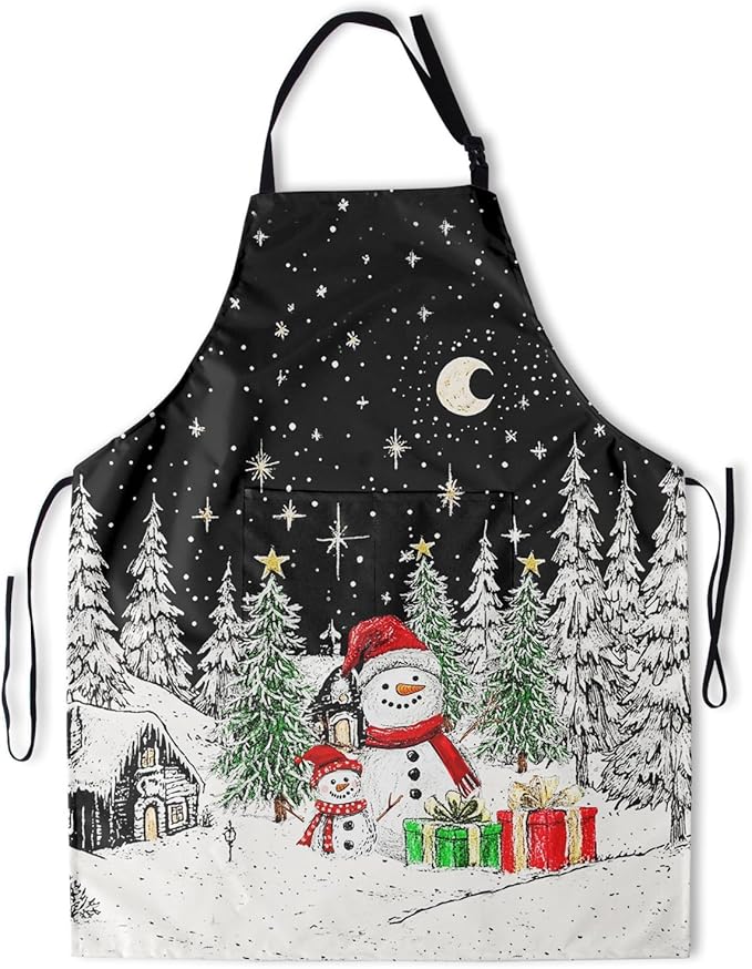 Funny Apron Polyester Grooming Aprons with Pocket for Cooking Kitchen Grilling Adults