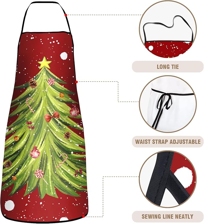 Funny Apron for Men Women Baking Gardening Sewing BBQ Waterproof Cute Gifts