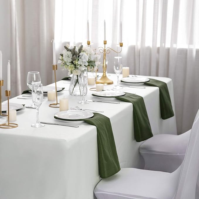 Bailarina Cloth Napkins Set of 80,17x17 inches Dinner Napkins Cloth Washable,Polyester Square Table Cloth Napkin Bulk with Hemmed Edges Ideal for Banquets, Parties and Weddings-Willow