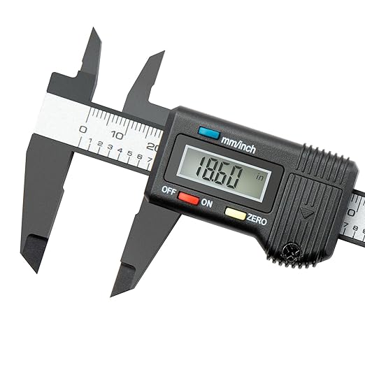 Small Digital Caliper 0-4" Mini Measuring Tool, Micrometer Caliper with Auto-Off Feature, Interchangeable Between inches and millimeters for Jewelry Measurement and 3D Printing