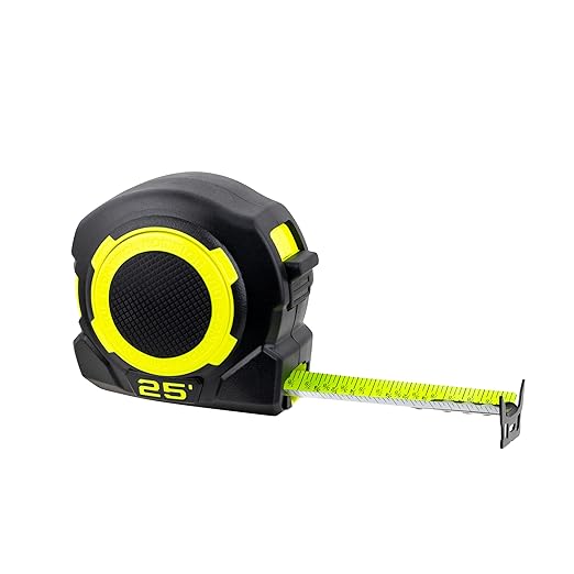 Komelon 25' Retraction Control Tape Measure