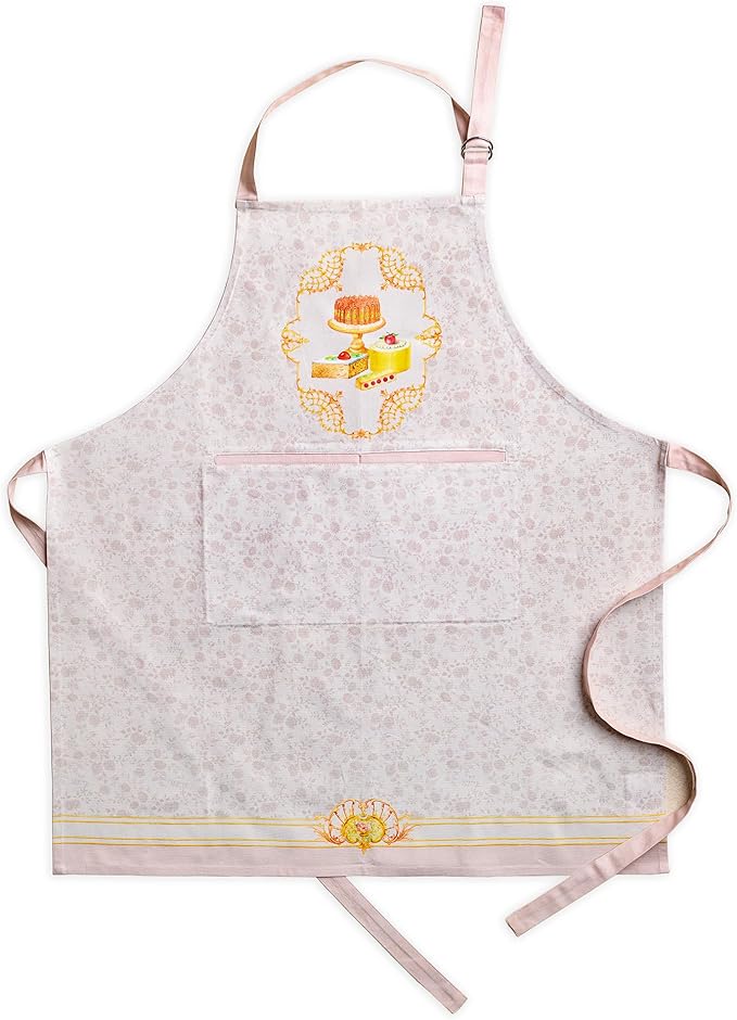 Maison d' Hermine 100% Cotton Apron for women with Pocket Kitchen Chef Apron for Men Cooking Mothers Day Gifts