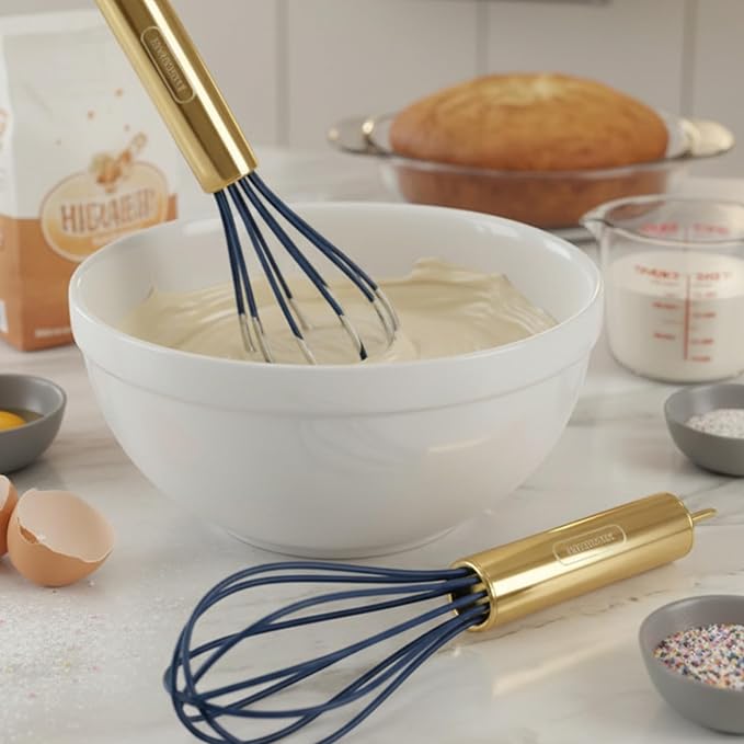 Farberware Professional Silicone Mini Whisks, Set of 2 (Blue)