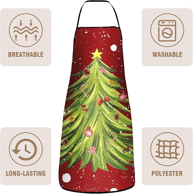 Funny Apron for Men Women Baking Gardening Sewing BBQ Waterproof Cute Gifts
